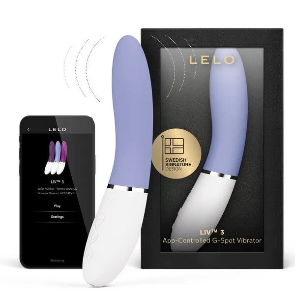 LELO App-gesteuerter G-Punkt-Vibrator - LELO LIV 3, Blau, – Produktbild 1 von 4