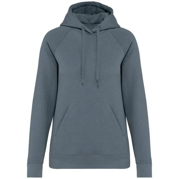 Greenspired Greenspired Umweltfreundlicher Damen Raglan Hoody 350 g/m² XS-XXL, Mineralgrau, – Produktbild 1 von 2