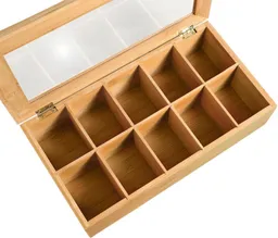 Kesper Kesper Teebox, Bambus mit 10 Fächern – Produktbild 1 von 1