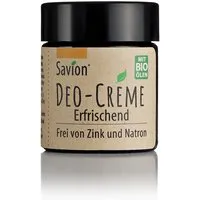 Savion feine Seifen Manufaktur Bio Deo-Creme erfrischende Zitrone, im Glastiegel Inhalt 30 ml – Produktbild 1 von 1