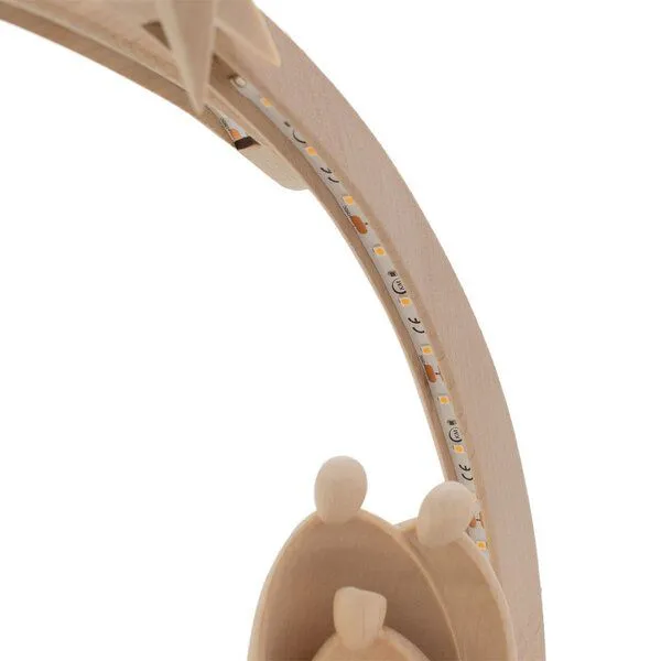 4betterdays 4betterdays Komplettset beleuchtete Krippe ‘Sternenlicht’ | 13-teilig | Made in Südtirol – Produktbild 4 von 4