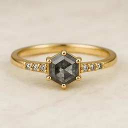 Spirit of Island Spirit of Island Gold Ring | Diamant Hexagon – Produktbild 1 von 1