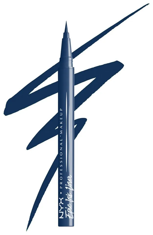 NYX PROFESSIONAL MAKEUP Eyeliner EPIC INK LINER, mit auffälliger Pigmentierung, Blau, – Produktbild 1 von 5