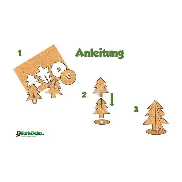 Kork-Deko Kork-Deko Schredderbaum aus Kork für Vögel | Spielzeug für Wellensittiche & Papageien – Produktbild 5 von 6