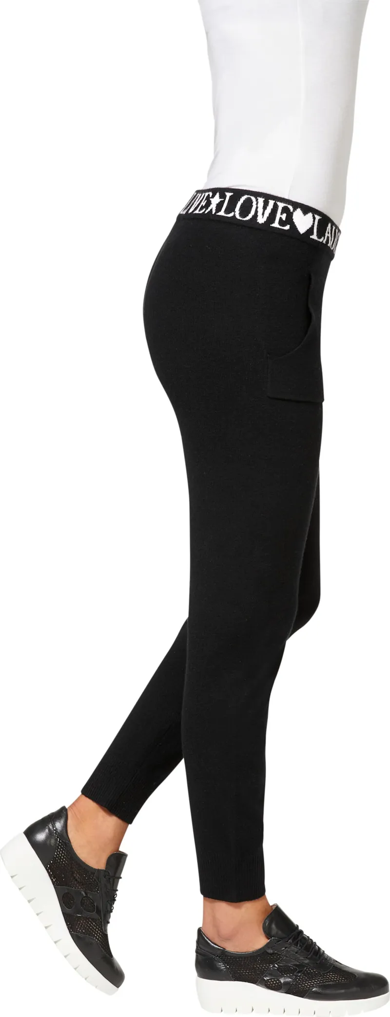 heine Strickhose schwarz, Schwarz, – Produktbild 3 von 3