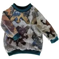 liebewicht liebewicht Pullover aus Bio Sweat grau bunt für Babys und Kinder, Grey, – Produktbild 1 von 2