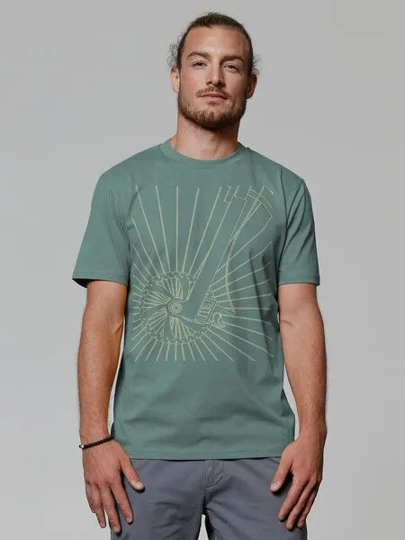 watapparel watapparel T-Shirt Unisex Fahrradspeichen, Green bay, – Produktbild 2 von 3
