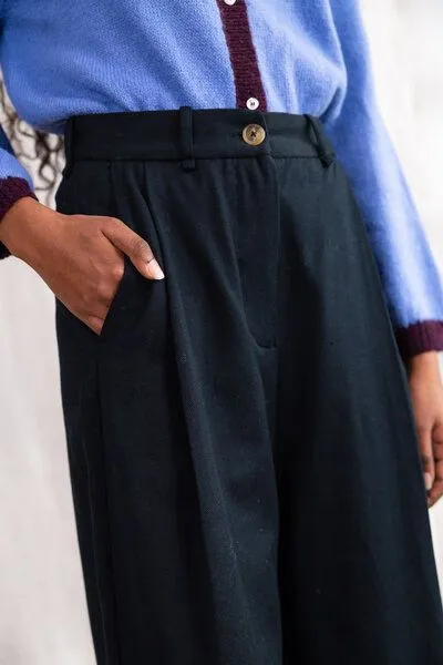 Jyoti - Fair Works Jyoti - Fair Works Baumwoll Hose Anaar, Schwarz, – Produktbild 4 von 4