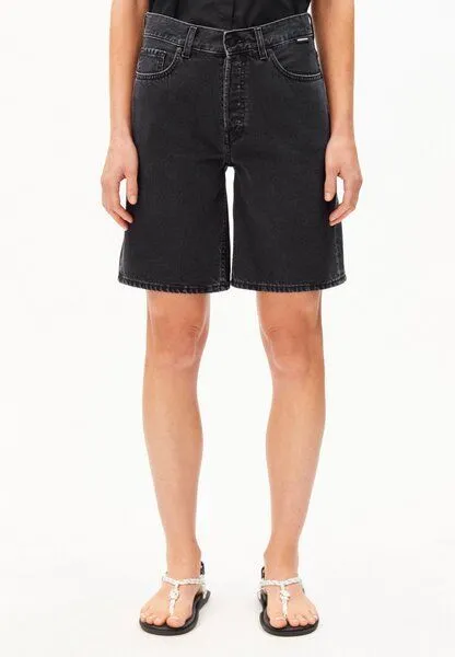 ARMEDANGELS ARMEDANGELS THALINAA Damen Jeans-Shorts aus 100% recycelter Baumwolle, Blue, – Produktbild 1 von 3