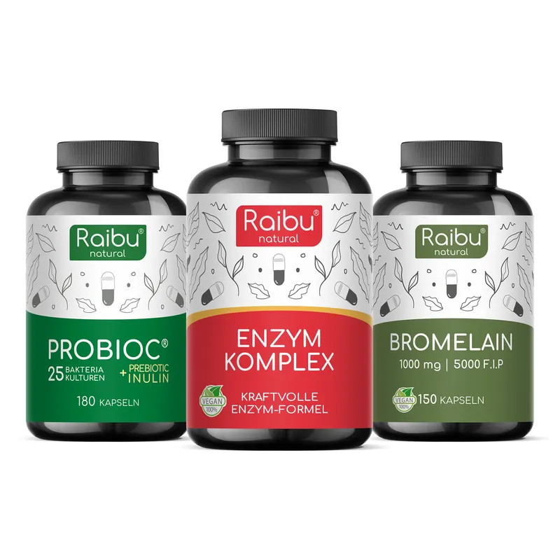 Raibu Natural Raibu Natural Darm & Verdauungsgesundheit Bundle – Produktbild 1 von 1