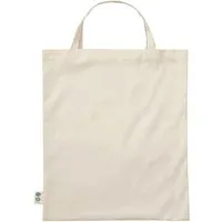 Memo memo Bio-Baumwoll Kindertasche mit Fairtrade-Siegel, natur, 22 x 26 cm, kurze Henkel – Produktbild 1 von 1