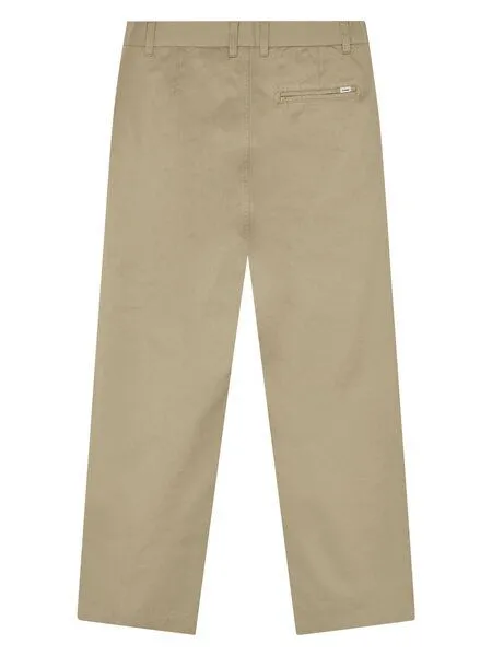 KnowledgeCotton Apparel KnowledgeCotton Apparel Flint weite Chino-Hose aus Bio-Baumwolle, Grün-twill, – Produktbild 3 von 4