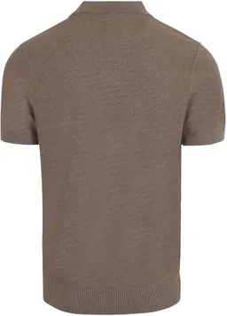 Profuomo Profuomo Poloshirt Riva Luxury Structure Taupe - Größe S – Produktbild 1 von 1
