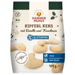 Hammermühle Hammermühle Kipferlkekse mit Vanille & Haselnuss, glutenfrei – Produktbild 1 von 1