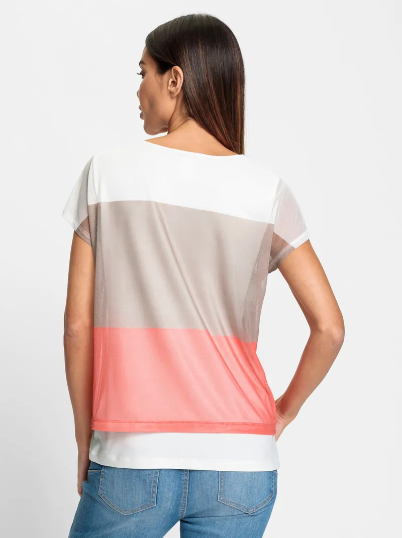heine Print-Shirt ecru-sesam-bedruckt, Ecru-sesam-bedruckt, – Produktbild 2 von 2