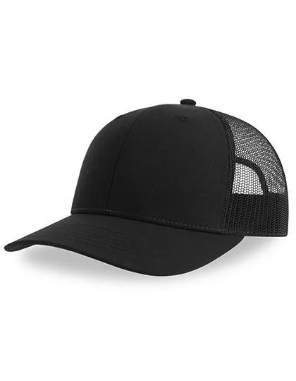 Atlantis Headwear Atlantis Headwear Bryce Mesh Cap zweifarbig aus Recyceltem Polyester, Schwarz/schwarz, – Produktbild 1 von 3