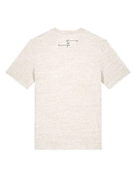 UNIPOLAR UNIPOLAR Maschinenbau T-Shirt | Dampfmaschine, Eco-heather (natur), – Produktbild 4 von 4