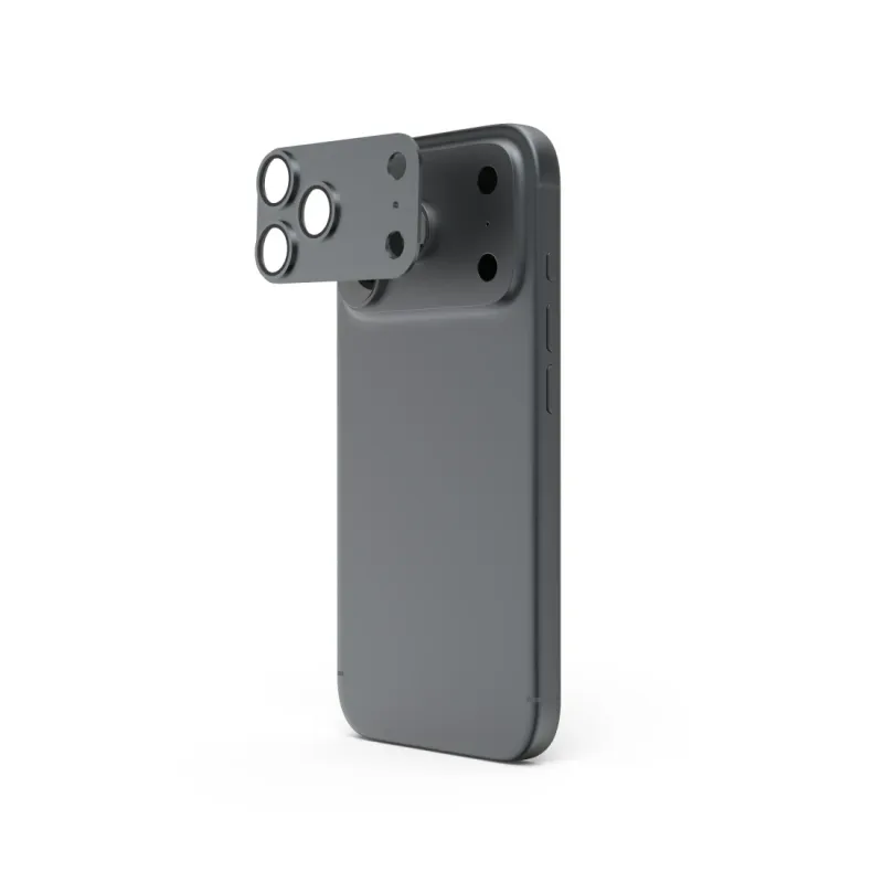 Hama Hama Kameraschutz "Cam Protect Pro" für Apple iPhone 18 Pro Max, Dunkelgrau, – Produktbild 1 von 5