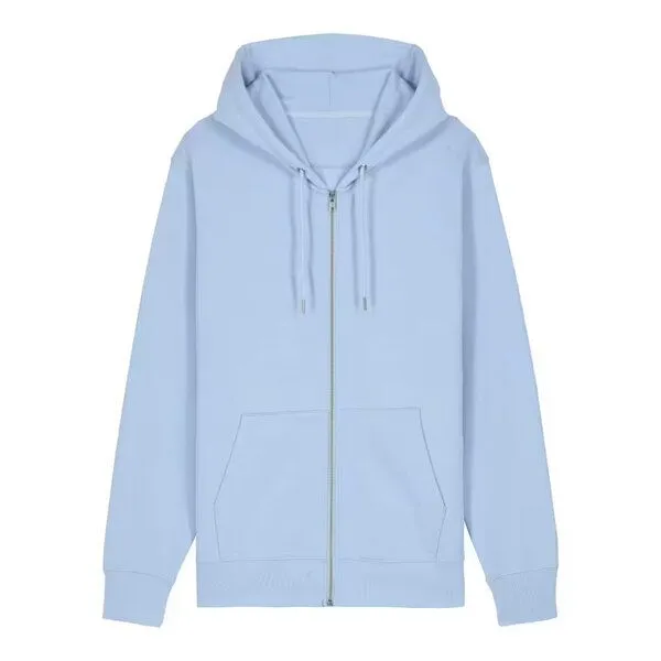 NATIVE SOULS NATIVE SOULS Zip-Hoodie Basic Herren aus Bio-Baumwolle, Light blue, – Produktbild 1 von 2