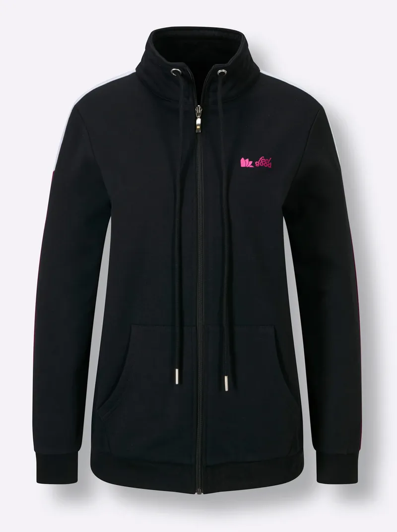 feel good Jacke schwarz, Schwarz, – Produktbild 1 von 2