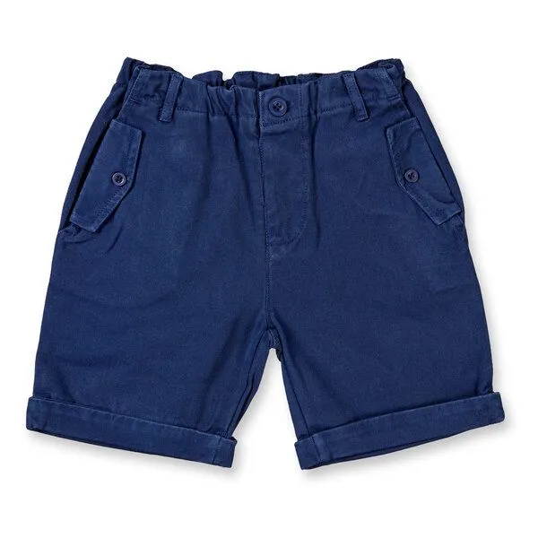 Sense Organics sense-organics Sense Organics Unisex Kinder Twill Shorts Bio Baumwolle, Navy, – Produktbild 1 von 3