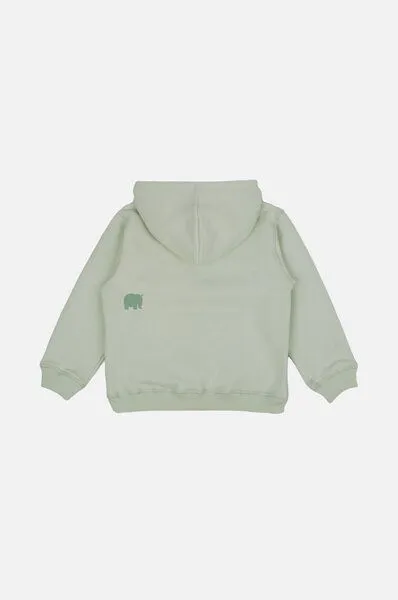 Trendsplant Trendsplant Kid's Organic Classic Hoodie Mint Green, Grün, – Produktbild 3 von 3