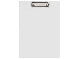 FolderSys FolderSys Klemmbrettmappe transparent für Format A4 aus PP, mit Dreiecks-Klarsichttasche – Produktbild 1 von 1