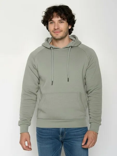 GreenBomb GREENBOMB Basic Hoodie Trek, Moos mint, – Produktbild 2 von 4