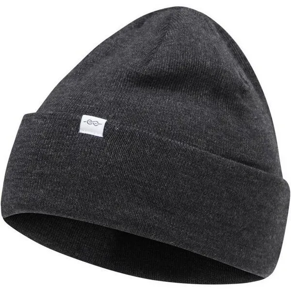 Klitmøller Collective Klitmøller Collective Fine Rib Beanie aus mulesingfreier Merinowolle, Anthracite (grau), – Produktbild 1 von 3
