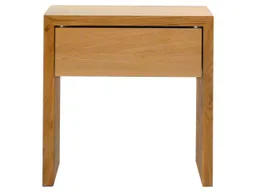 Beistelltisch "cubus S" B 42 x T 42 x H 42 cm, mit Schublade, Eiche geölt – Produktbild 1 von 1