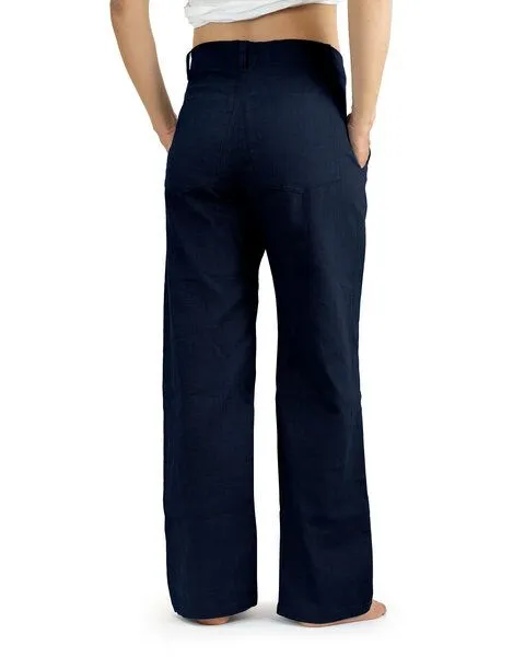 SCHAZAD Leinenhose APPROVAL von SCHAZAD, Marine, – Produktbild 3 von 3