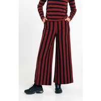 SUITE13LAB SUITE13LAB Damen vegan Hose Palau Stripes In Ziegelrot – Produktbild 1 von 1
