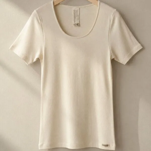 comazo|earth comazo|earth Fairtrade Pure Cotton Shirt kurzarm | GOTS zertifiziert, Bio-natur, – Produktbild 4 von 6