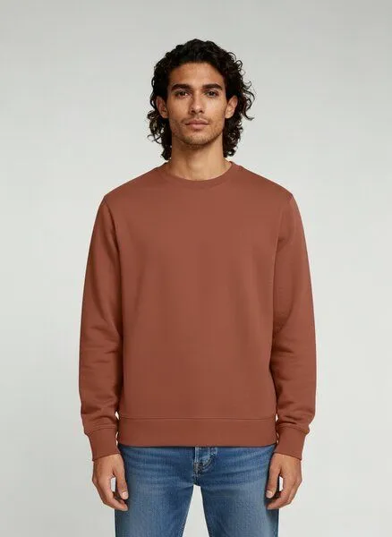 UNIPOLAR UNIPOLAR Basic Pullover Modell: Chess, Heritage brown (rot), – Produktbild 1 von 2