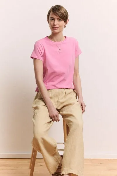 Tranquillo Tranquillo Jerseyshirt Iiriis aus Bio-Baumwolle, Rose, – Produktbild 6 von 6