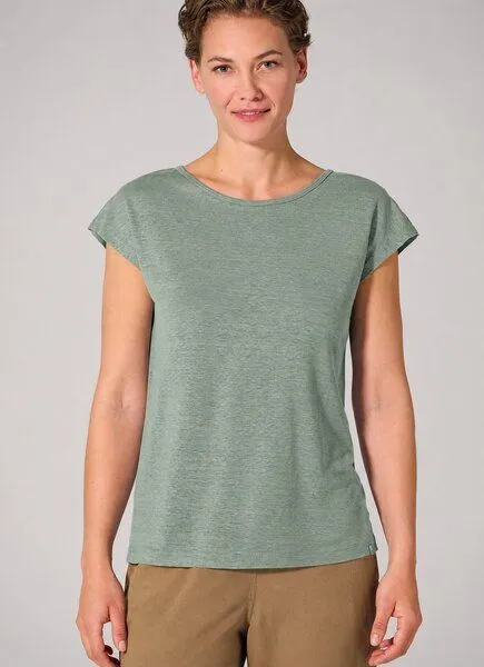 HempAge HempAge Damen 100% Hanf T-Shirt, Thyme(grün), – Produktbild 2 von 4