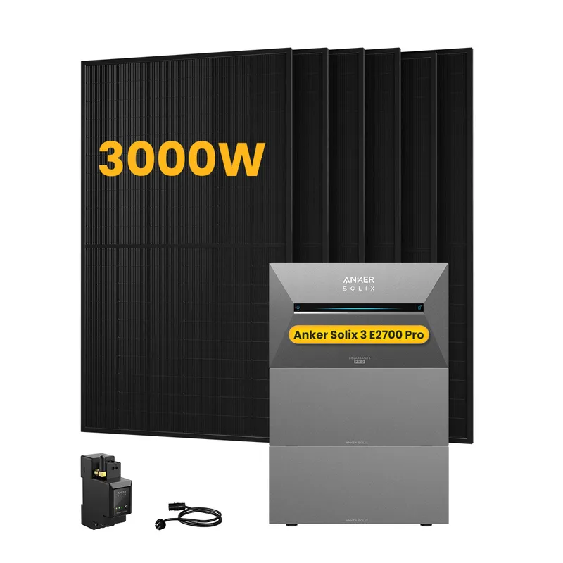 Anker Anker SOLIX Solarbank 3 E2700 Pro, mit 6 x 500 Bifaziale Solarmodule, by Powerness - 8.1kWh / 1 x Smart Meter / Selbstabholung – Produktbild 1 von 1