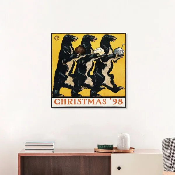 Photocircle Photocircle Poster / Leinwandbild - Vintage Weihnachten '98 von Edward Penfield – Produktbild 3 von 4