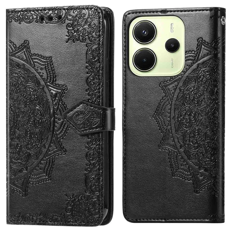 imoshion imoshion Mandala Klapphülle für das Xiaomi Redmi Note 14 (4G), Schwarz, – Produktbild 1 von 1