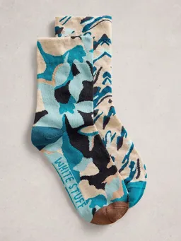White Stuff 2er-Pack Socken Abstrakt - 39-41 – Produktbild 1 von 1