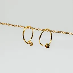 MOANINA MOANINA Ohrringe Albarella - 925 Silber/18k Gold Vermeil – Produktbild 1 von 1