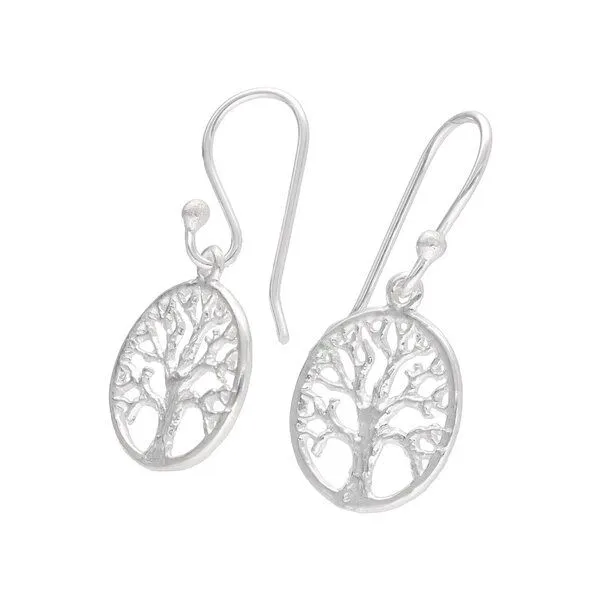 pakilia pakilia Silber Ohrringe Bäume Fair-Trade und handmade – Produktbild 2 von 4