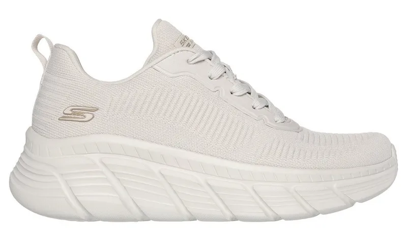 Skechers Skechers BOBS B FLEX HI-FLYING HI Sneaker, Trainingsschuh, Schnürschuh, Freizeitschuh in veganer Verarbeitung, Weiß, – Produktbild 4 von 8