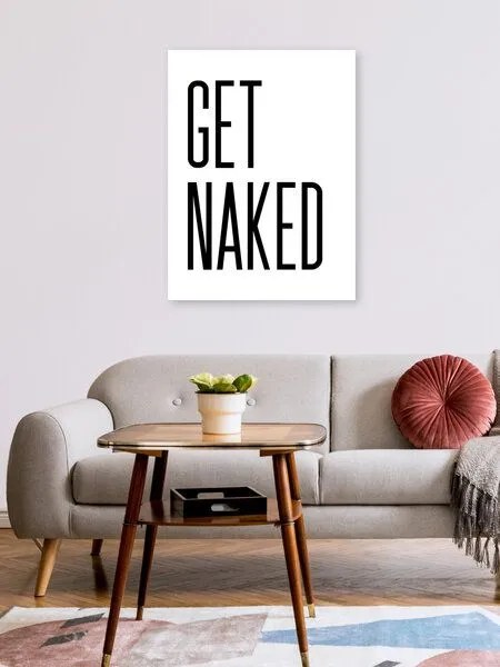 Photocircle Photocircle Poster / Leinwandbild - Get Naked No8 – Produktbild 2 von 4
