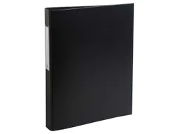 Exacompta 10 Exacompta Ringbücher aus kaschiertem Karton, DIN A4, 2 Ringe, RB 40 mm, schwarz – Produktbild 1 von 1