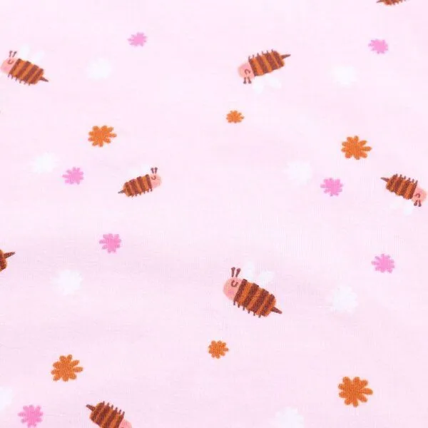 Fred's World by Green Cotton Fred's World by Green Cotton Kurzam - T-Shirt Bienen, Rose, – Produktbild 2 von 2