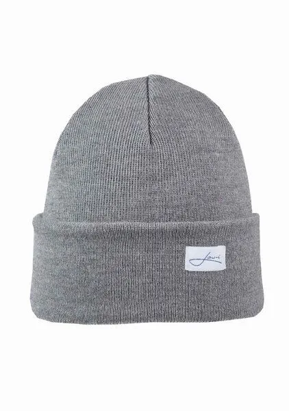 Lou-i Lou-i Baumwollmütze Made in Germany - Bequeme Wintermütze, Grau, – Produktbild 3 von 8