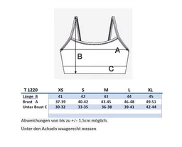 True North True North Damen Crop Top aus Bio-Baumwolle Bauchfreies Yogatops T1220 – Produktbild 1 von 1