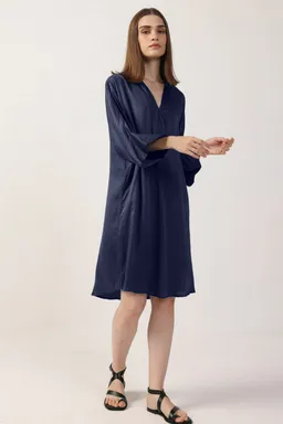 Neu Nomads Neu Nomads Damen vegan Kleid Kimono Mitternachtsblau – Produktbild 1 von 1