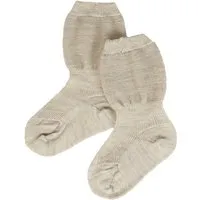 grödo Feine Babysocken Bio-Schurwolle hellbraun-melange Gr. 01 – Produktbild 1 von 1